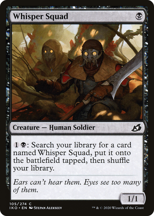 Whisper Squad (IKO-105) [Ikoria: Lair of Behemoths] MTG Single Wizards of the Coast