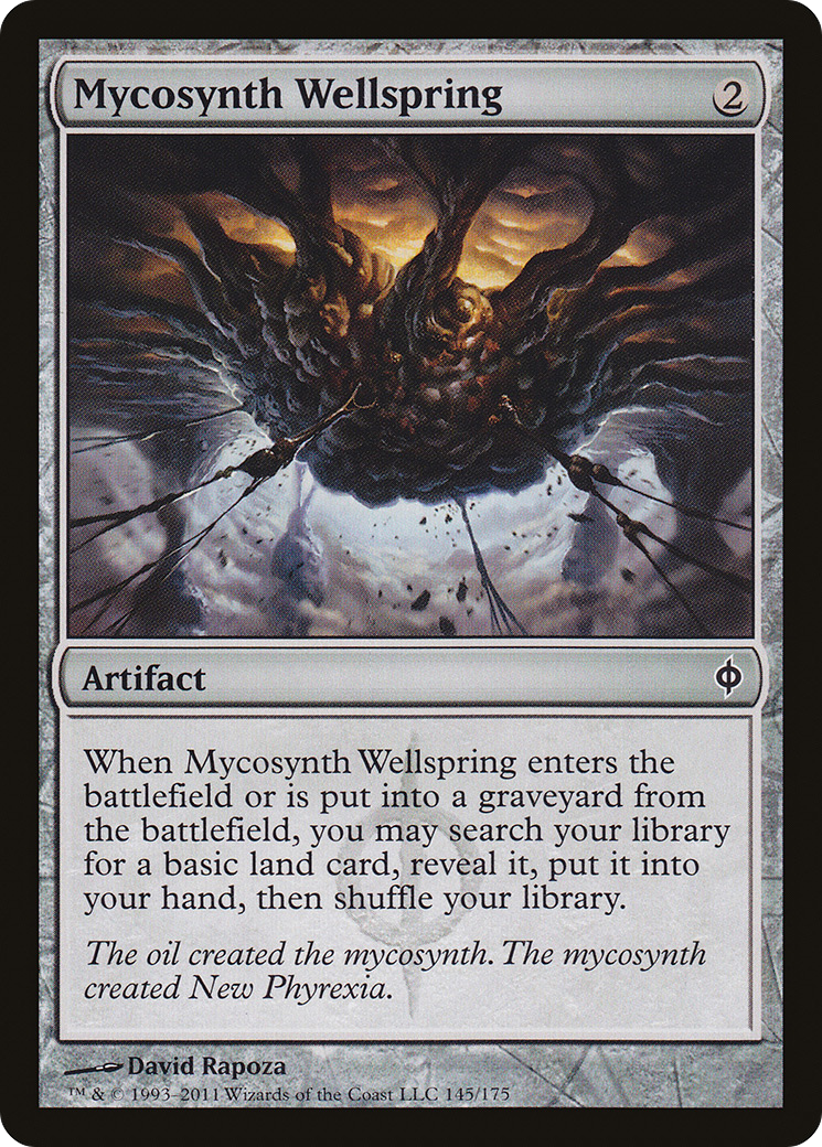 Mycosynth Wellspring (NPH-145) [New Phyrexia] Foil MTG Single Wizards of the Coast