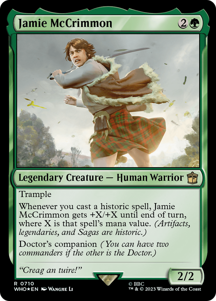 Jamie McCrimmon (WHO-710) [Doctor Who] Foil MTG Single Wizards of the Coast