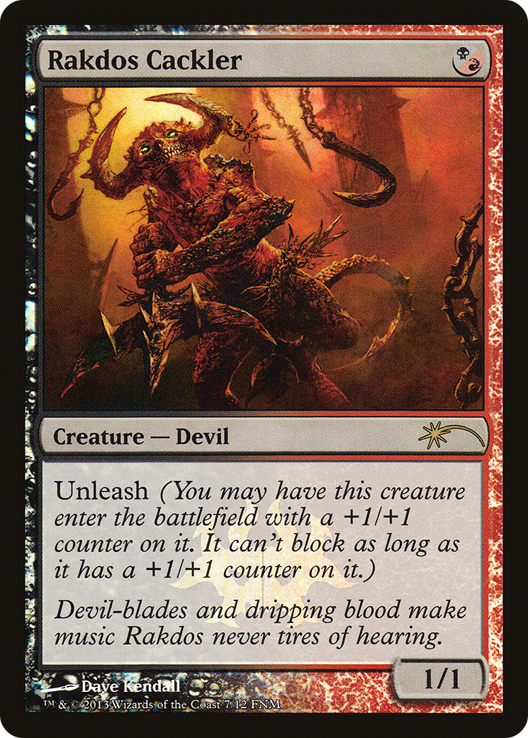 Rakdos Cackler (FNM-007) [Misc] Friday Night Magic 2013 Foil MTG Single Wizards of the Coast