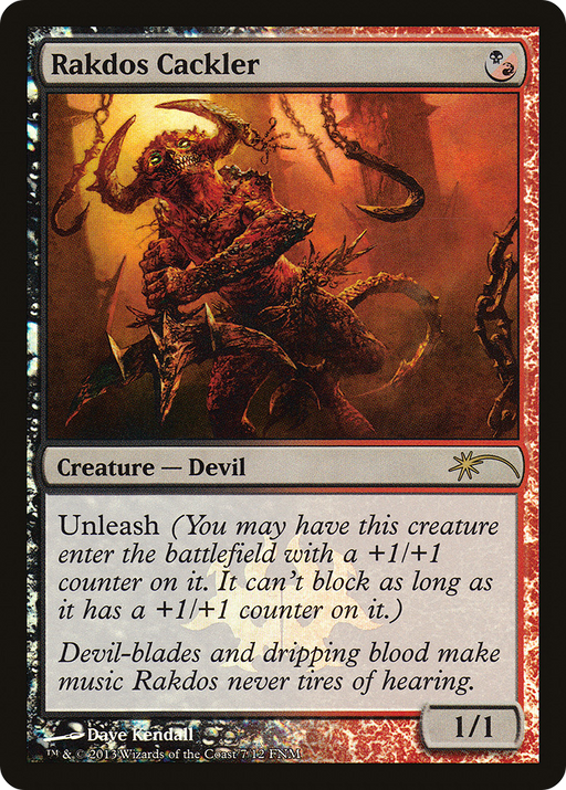 Rakdos Cackler (FNM-007) [Misc] Friday Night Magic 2013 Foil MTG Single Wizards of the Coast