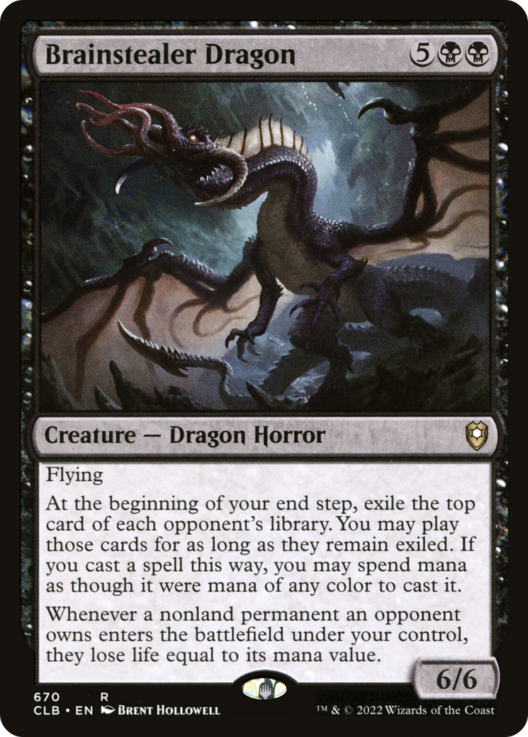 Brainstealer Dragon (CLB-670) [Commander Legends: Battle for Baldur's Gate] MTG Single Wizards of the Coast