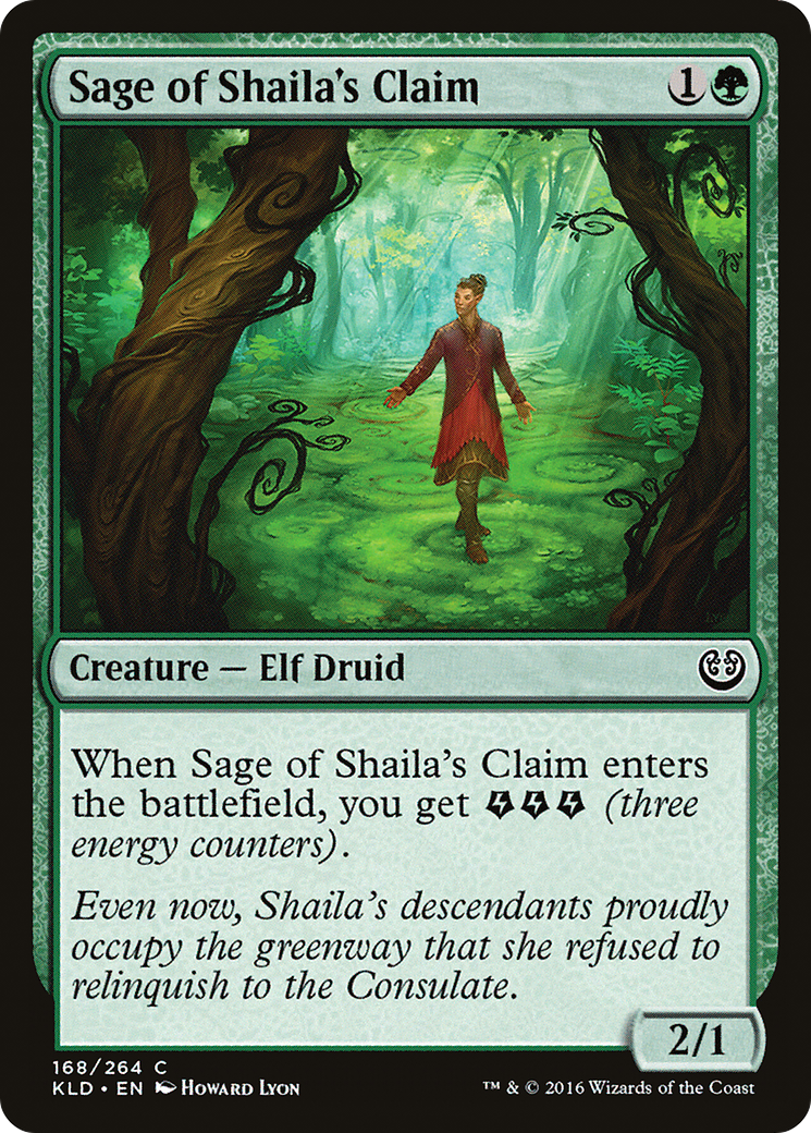 Sage of Shaila's Claim (KLD-168) [Kaladesh] Foil MTG Single Wizards of the Coast