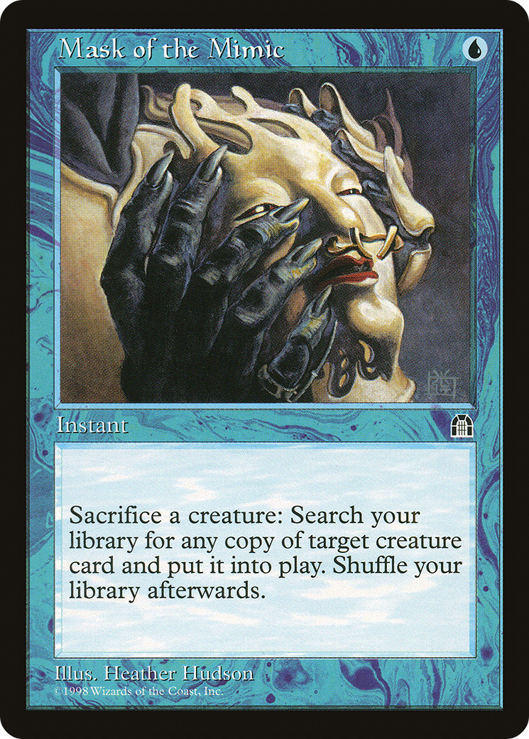 Mask of the Mimic [Stronghold] MTG Single Magic: The Gathering   