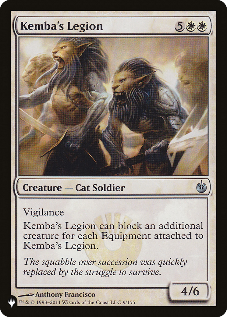 Kemba's Legion (LIST-MBS-9) [Mystery Booster] The List MTG Single Wizards of the Coast