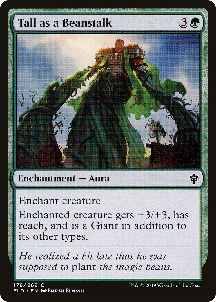Tall as a Beanstalk (ELD-178) [Throne of Eldraine] MTG Single Wizards of the Coast