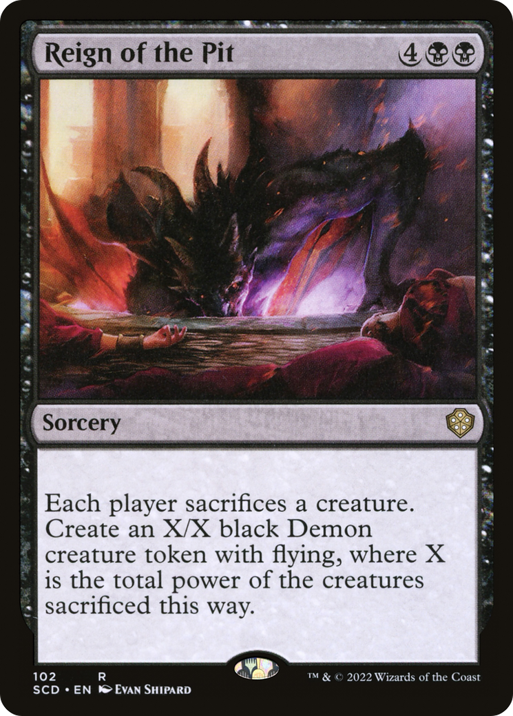 Reign of the Pit (SCD-102) [Starter Commander Decks] MTG Single Wizards of the Coast