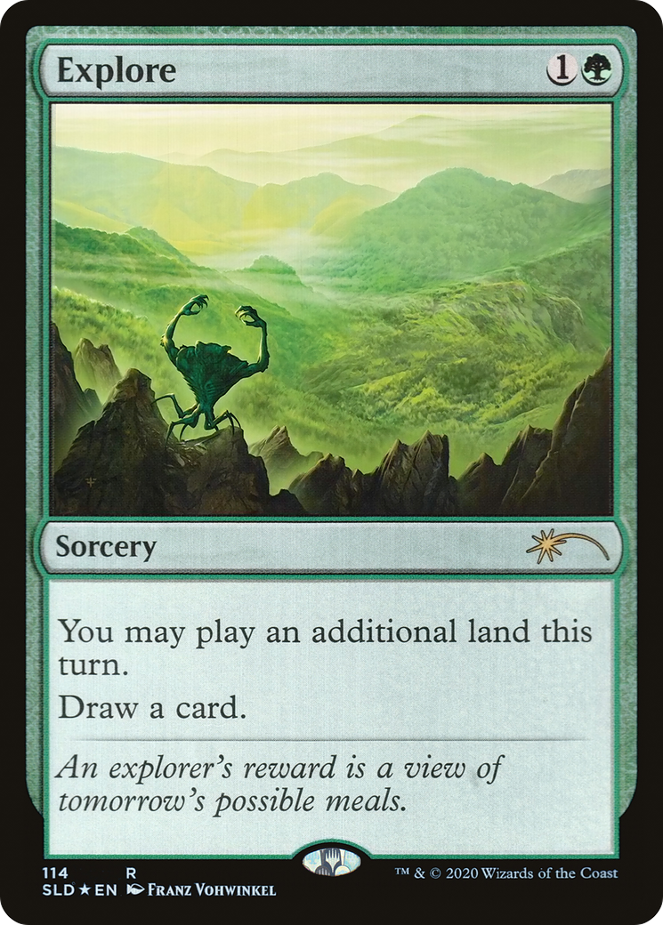 Explore (114) (SLD-114) [Secret Lair] Drop Foil MTG Single Wizards of the Coast