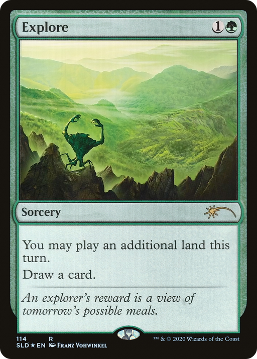 Explore (114) (SLD-114) [Secret Lair] Drop Foil MTG Single Wizards of the Coast