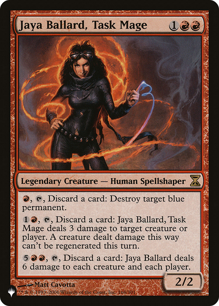 Jaya Ballard, Task Mage (LIST-TSP-166) [Mystery Booster] The List MTG Single Wizards of the Coast