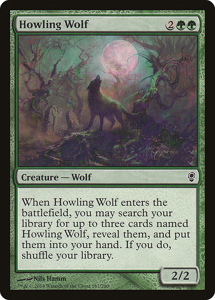 Howling Wolf (CNS-167) [Conspiracy] Foil MTG Single Wizards of the Coast