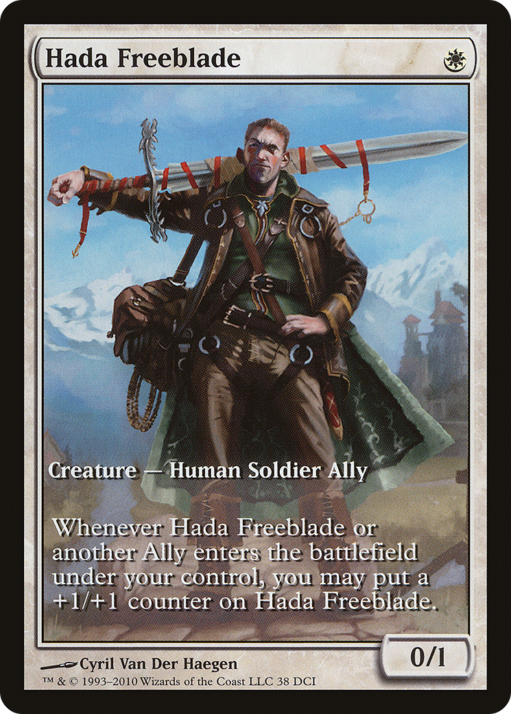 Hada Freeblade (Extended Art) [Worldwake Promos] MTG Single Magic: The Gathering
