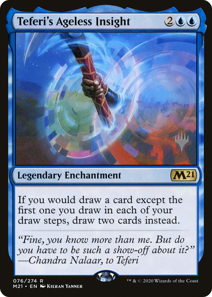Teferi's Ageless Insight (PPM21-76P) [Core Set 2021 Promos] Foil MTG Single Wizards of the Coast