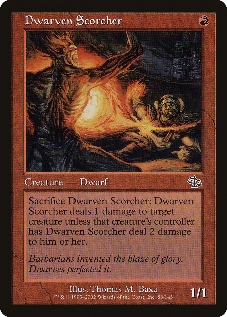 Dwarven Scorcher (JUD-086) [Judgment] MTG Single Wizards of the Coast