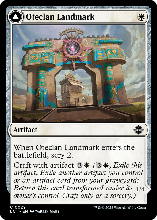 Oteclan Landmark (LCI-029) [The Lost Caverns of Ixalan] MTG Single Wizards of the Coast