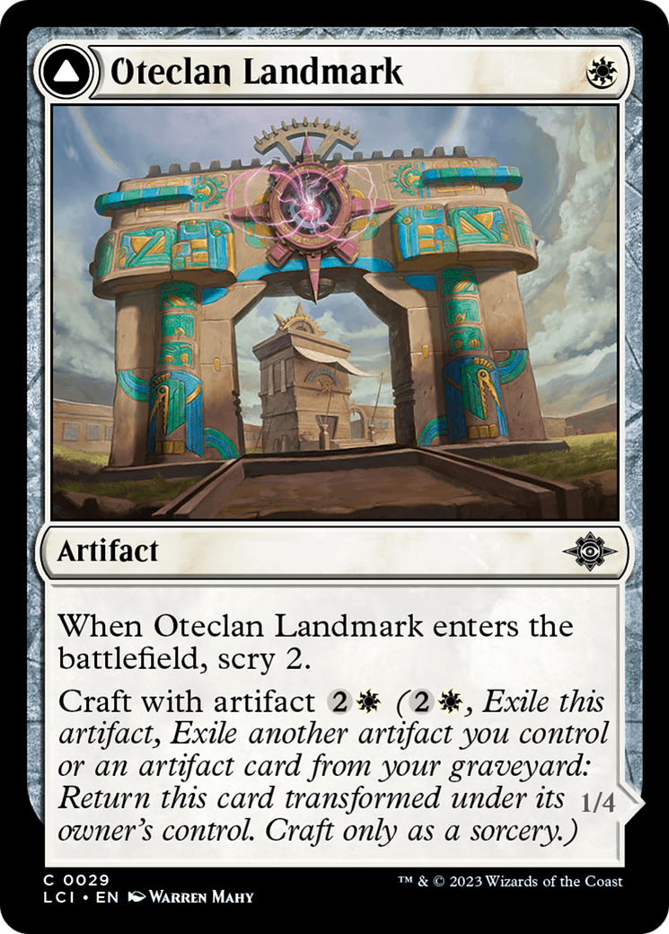Oteclan Landmark (LCI-029) [The Lost Caverns of Ixalan] MTG Single Wizards of the Coast