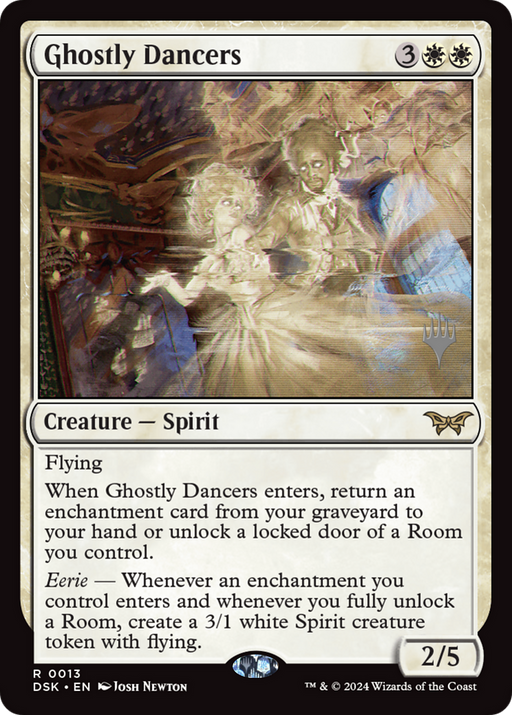 Ghostly Dancers (PPDSK-013) [Duskmourn: House of Horror Promos] MTG Single Wizards of the Coast