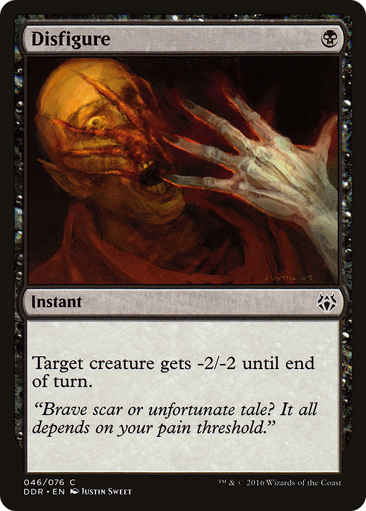 Disfigure (DDR-046) [Misc] Duel Decks: Nissa vs. Ob Nixilis MTG Single Wizards of the Coast