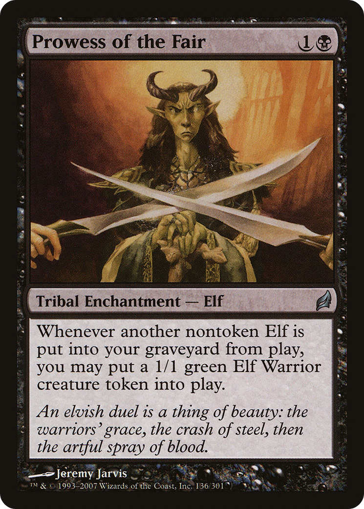 Prowess of the Fair (LRW-136) [Lorwyn] MTG Single Wizards of the Coast