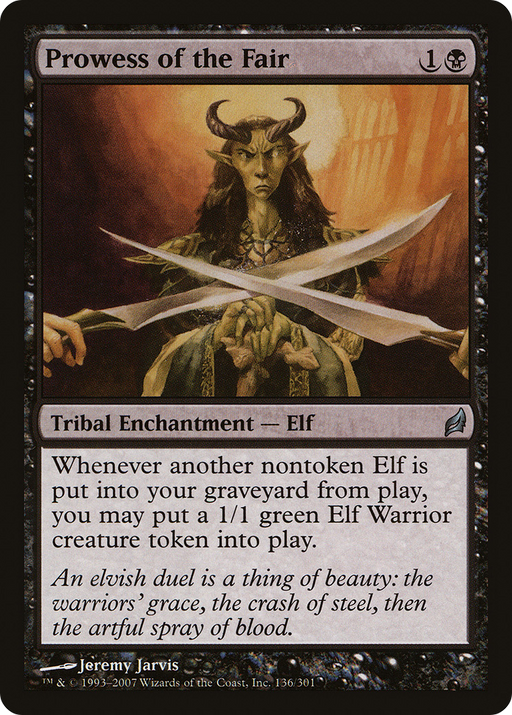 Prowess of the Fair (LRW-136) [Lorwyn] MTG Single Wizards of the Coast