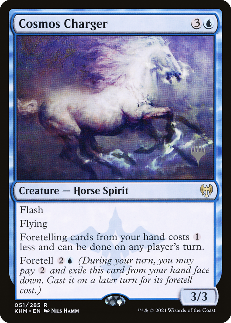 Cosmos Charger (PPKHM-51P) [Kaldheim Promos] Foil MTG Single Wizards of the Coast