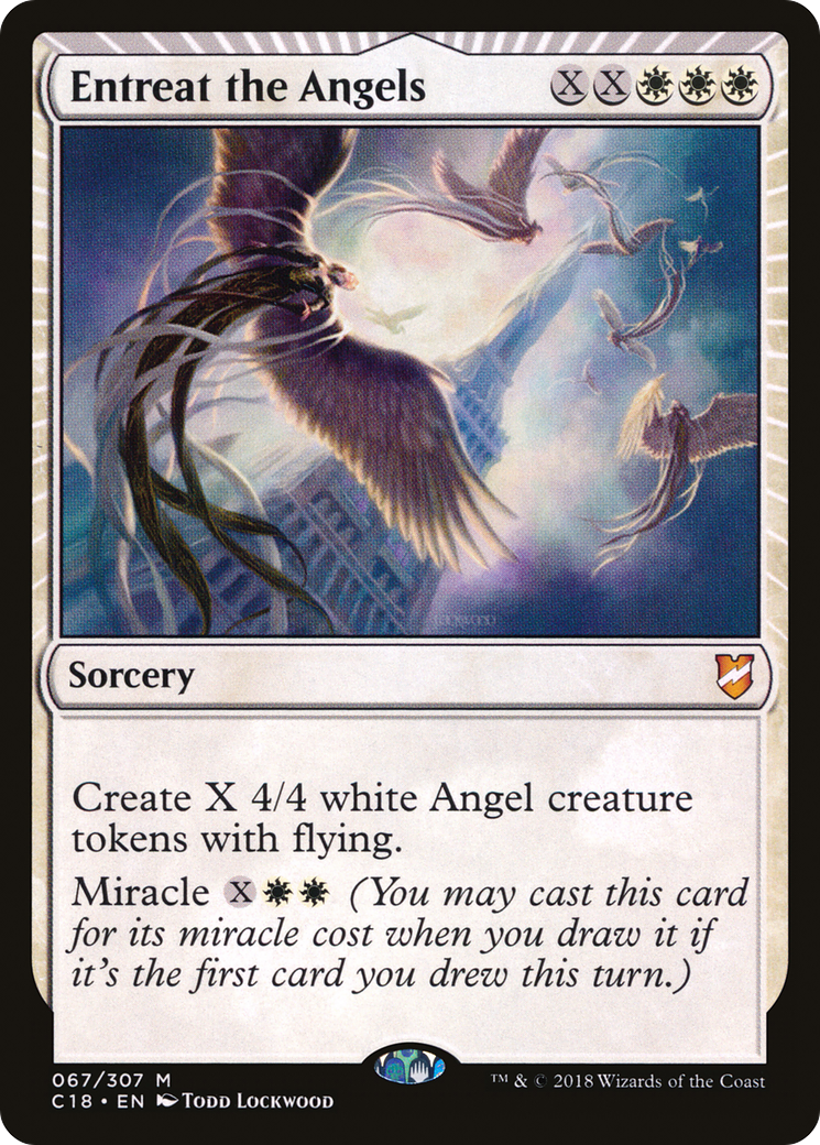 Entreat the Angels (C18-067) [Commander 2018] MTG Single Wizards of the Coast