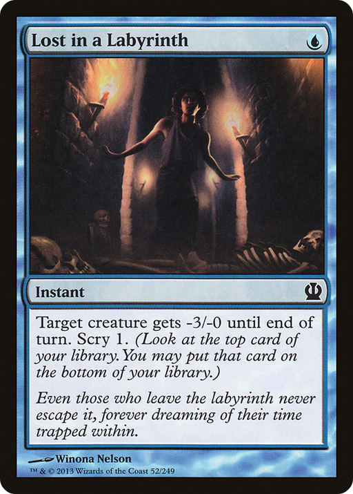 Lost in a Labyrinth (THS-052) [Theros] MTG Single Wizards of the Coast