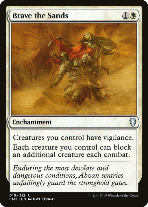 Brave the Sands (CM2-019) [Commander Anthology Volume II] MTG Single Wizards of the Coast