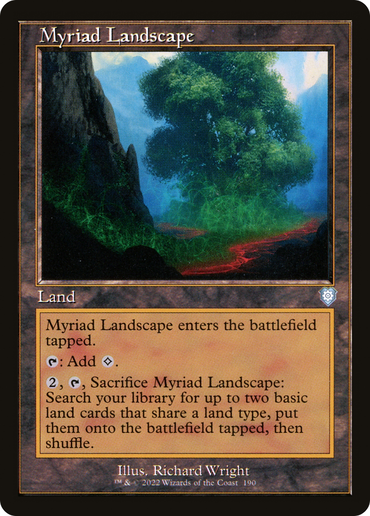 Myriad Landscape (BRC-190) [The Brothers' War Commander] MTG Single Wizards of the Coast