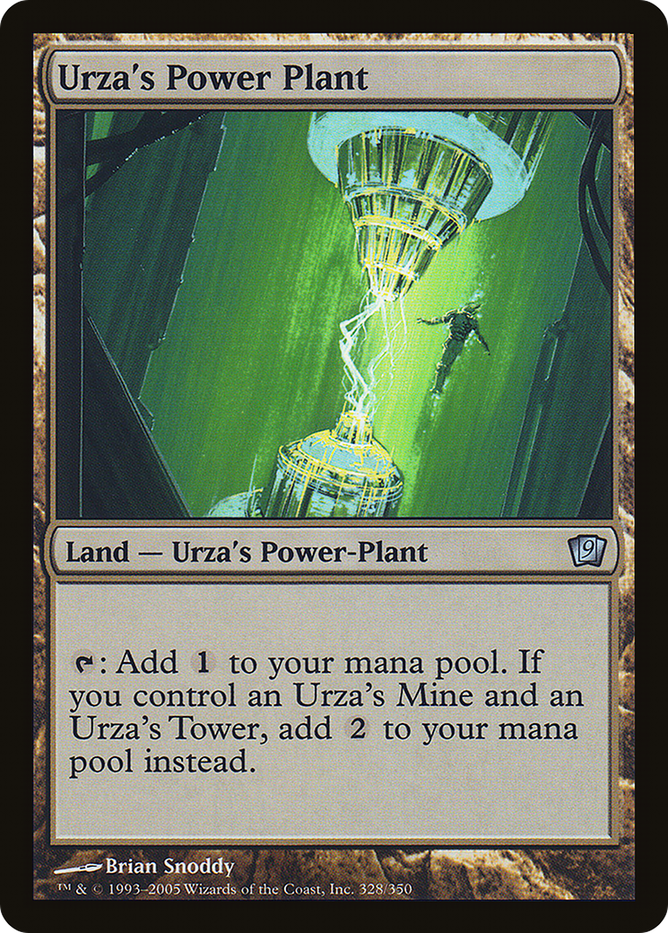Urza's Power Plant (9ED-328) [9th Edition] Foil MTG Single Wizards of the Coast
