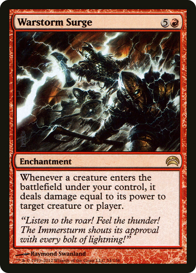 Warstorm Surge (PC2-054) [Misc] Planechase 2012 Foil MTG Single Wizards of the Coast