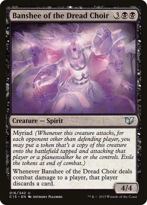 Banshee of the Dread Choir (C15-016) [Commander 2015] MTG Single Wizards of the Coast