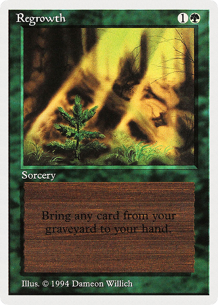 Regrowth (SUM-214) [Misc] Summer Magic / Edgar MTG Single Wizards of the Coast