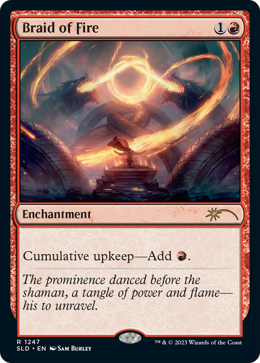 Braid of Fire (1247) (SLD-1247) [Secret Lair] Drop MTG Single Wizards of the Coast