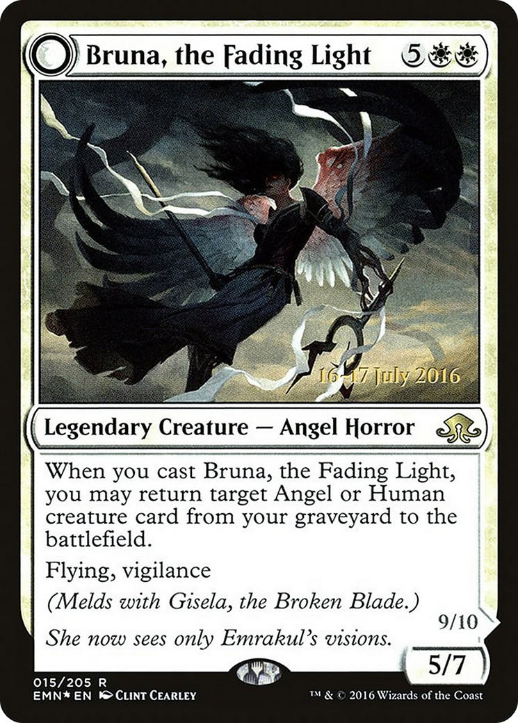 Bruna, the Fading Light [Eldritch Moon Prerelease Promos] MTG Single Magic: The Gathering