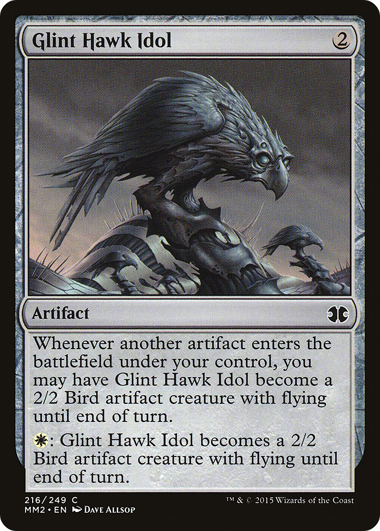 Glint Hawk Idol [Modern Masters 2015] MTG Single Magic: The Gathering   