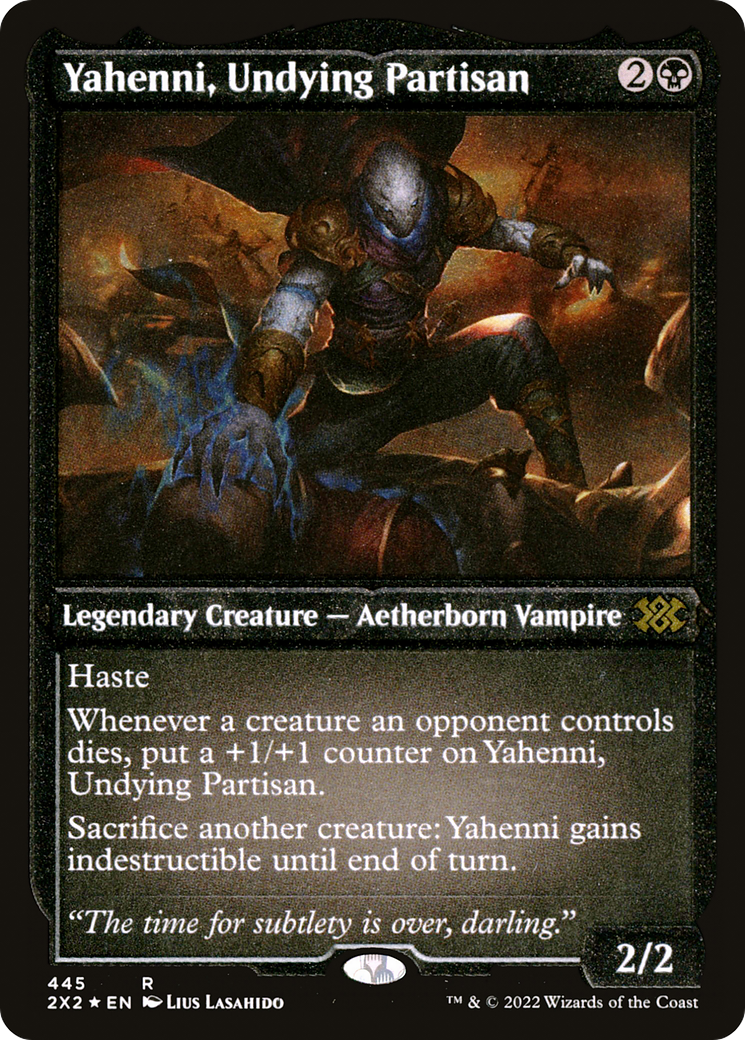 Yahenni, Undying Partisan (2X2-445) [Double Masters 2022] Etched Foil MTG Single Wizards of the Coast