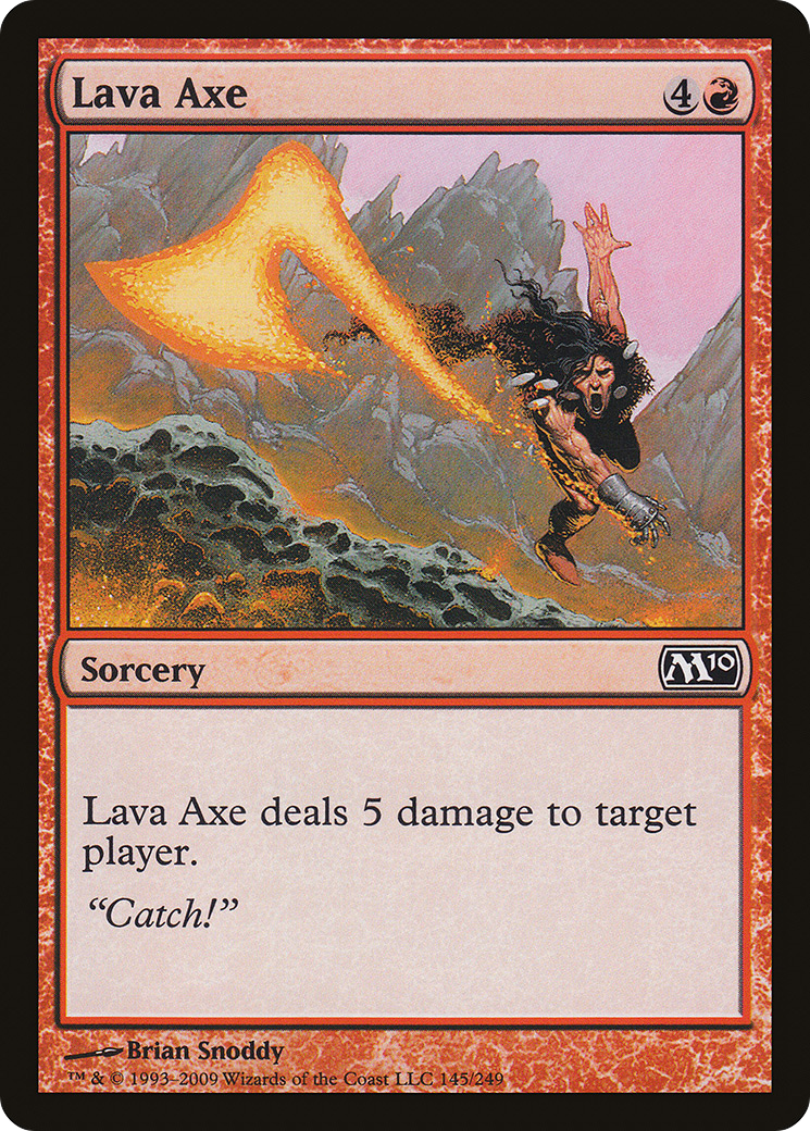 Lava Axe (M10-145) [Magic 2010] Foil MTG Single Wizards of the Coast