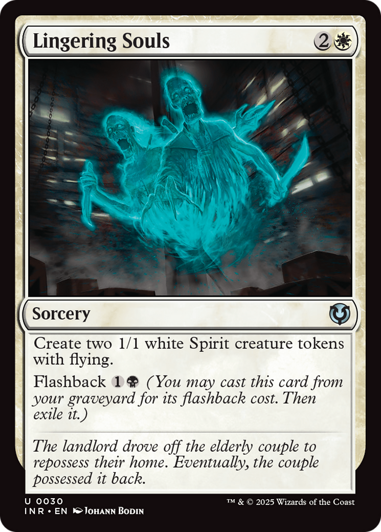 Lingering Souls (INR-030) [Innistrad Remastered] Foil MTG Single Wizards of the Coast