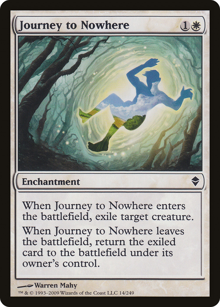 Journey to Nowhere (ZEN-014) [Zendikar] Foil MTG Single Wizards of the Coast