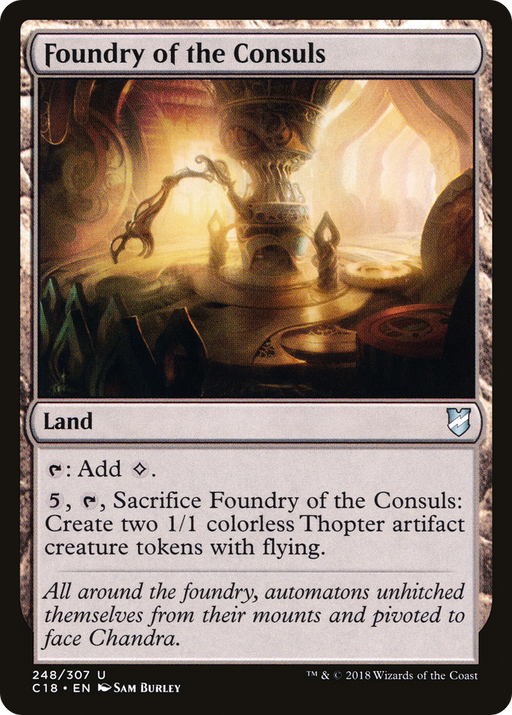 Foundry of the Consuls (C18-248) [Commander 2018] MTG Single Wizards of the Coast