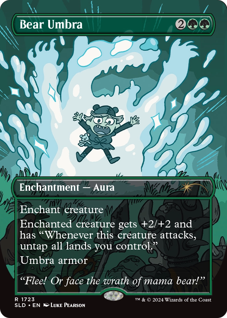 Bear Umbra (SLD-1723) [Secret Lair Drop] (Borderless) Foil