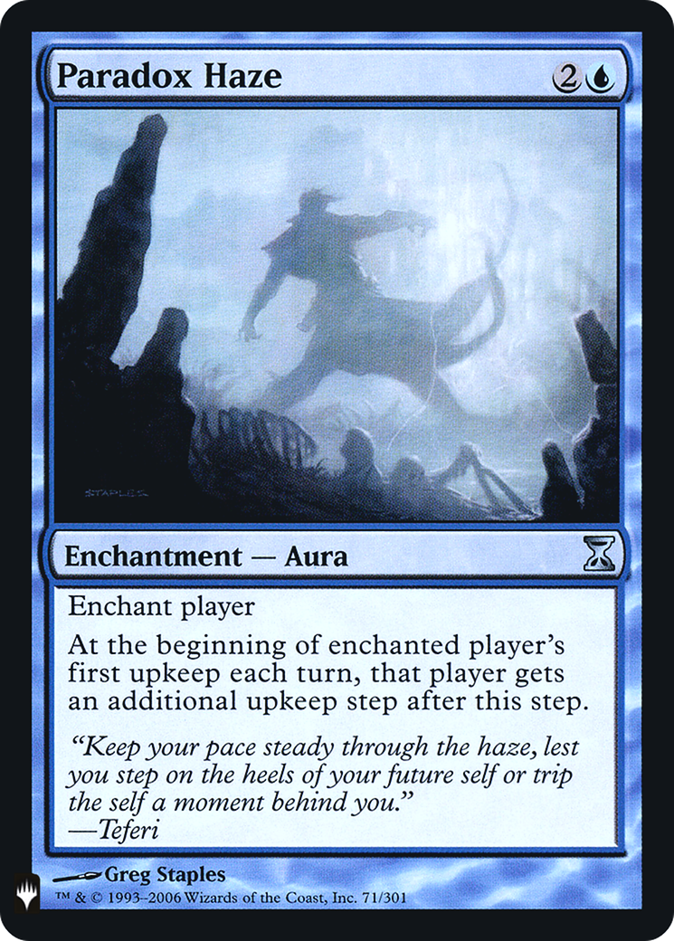 Paradox Haze (LIST-071) [Mystery Booster] The List Foil MTG Single Wizards of the Coast