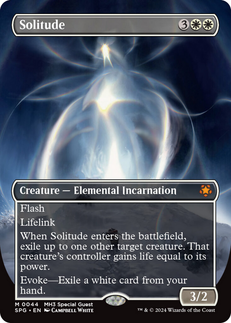 Solitude (SPG-044) [Special Guests] (Borderless) Foil MTG Single Wizards of the Coast
