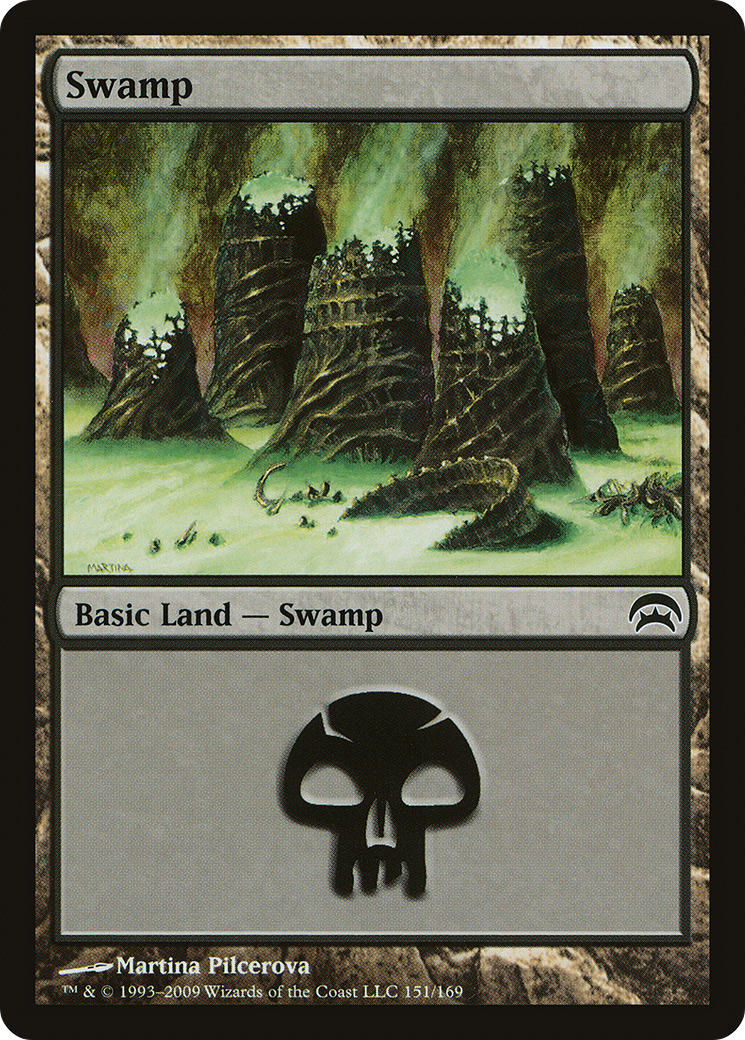Swamp (151) (HOP-151) [Planechase] MTG Single Wizards of the Coast