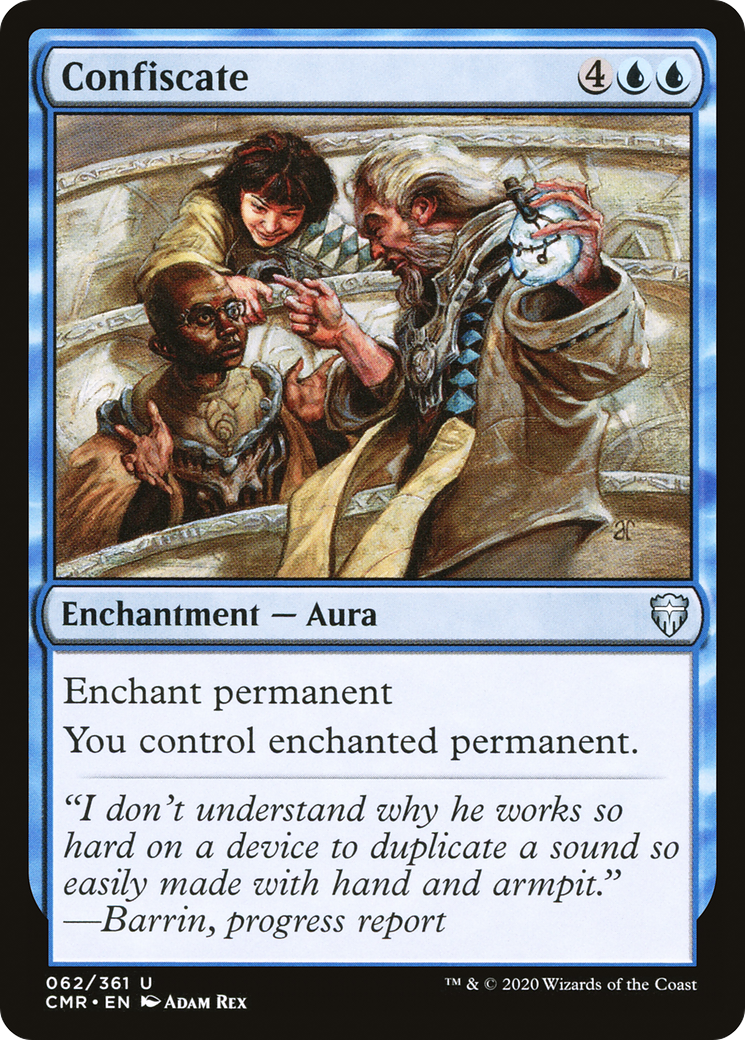 Confiscate (CMR-062) [Commander Legends] MTG Single Wizards of the Coast
