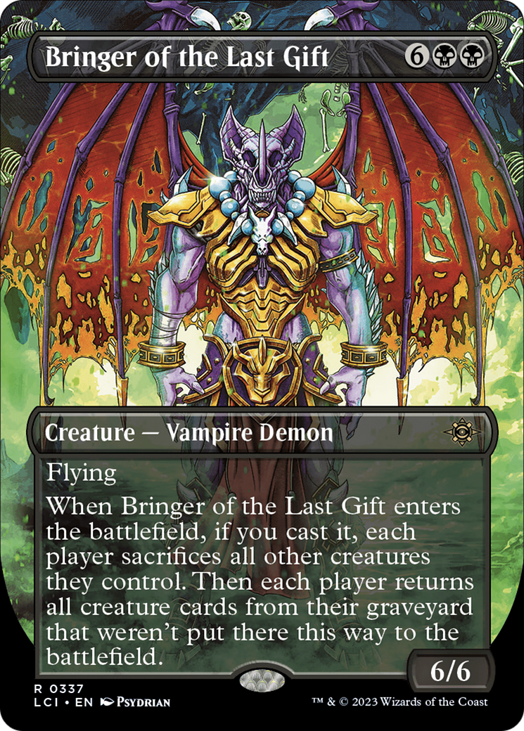 Bringer of the Last Gift (LCI-337) [The Lost Caverns of Ixalan] (Borderless) Foil MTG Single Wizards of the Coast