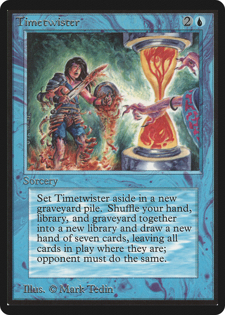 Timetwister (LEB-085) [Oldschool] Limited Edition Beta MTG Single Wizards of the Coast