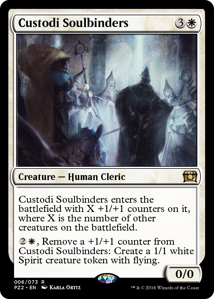 Custodi Soulbinders (PZ2-006) [Digital] Treasure Chest Foil MTG Single Wizards of the Coast