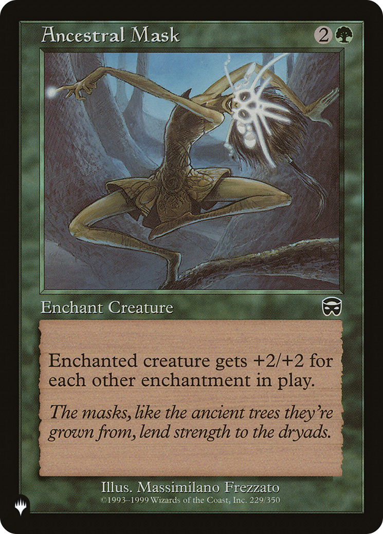 Ancestral Mask (MMQ) (LIST-229/350) [Mystery Booster] The List MTG Single Wizards of the Coast